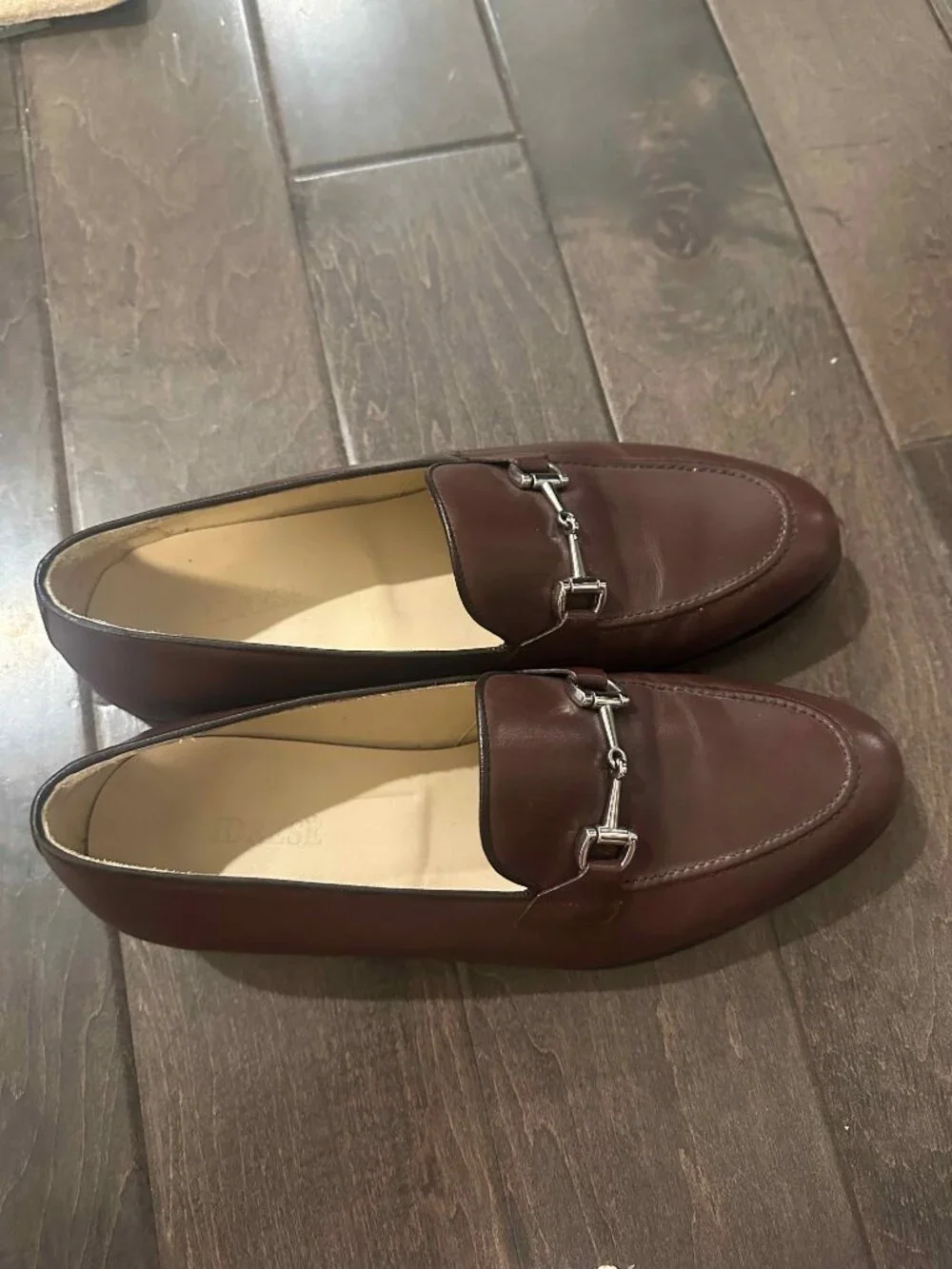 Brown Leather Dress Loafers 10.5 EE